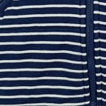 Vorschaubild 6 von Leichte Weste Kinder Blau Gr. 92 Baumwolle Gestreift Casual Ärmellos