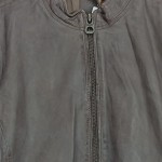 Vorschaubild 6 von Damen Lederjacke Braun Gr. 40/L Klassisch Reißverschluss