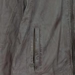 Vorschaubild 7 von Damen Lederjacke Braun Gr. 40/L Klassisch Reißverschluss