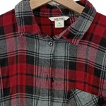Vorschaubild 5 von Hemdbluse Damen Rot Kariert XS Casual Langarm