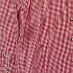 Vorschaubild 6 von Trachtenhemd Herren Rot Kariert Gr. 48 M Traditionell Langarm Baumwolle