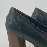 Vorschaubild 7 von Pumps Damen Gr. 40 Schwarz Leder Ohne Verschluss 8 cm Klassisch Uni