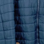 Vorschaubild 6 von Steppjacke Herren Gr. 48/M Blau Polyester Uni Outdoor Langarm
