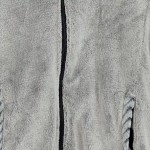 Vorschaubild 7 von Damen Fleecejacke Grau XL Reißverschluss Casual