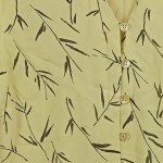 Vorschaubild 5 von Leichte Weste Damen Beige Gr. 44/XXL Viskose Florales Muster Knopf