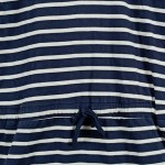 Vorschaubild 6 von Retour Sommerkleid Gr. 152 gestreift blau maritim Baumwolle Freizeit