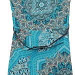 Vorschaubild 6 von , Sommerkleid Damen Kleid Gr. 32/XXS Türkis Grafisch Casual