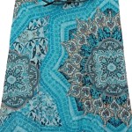 Vorschaubild 7 von , Sommerkleid Damen Kleid Gr. 32/XXS Türkis Grafisch Casual