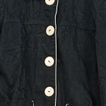 Vorschaubild 6 von Damen Klassischer Mantel Langarm Schwarz Gr. 36/S Knöpfe Taschen