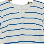 Vorschaubild 4 von Damen Sommerkleid Gr. 36 Maritim Streifen Tropical Blau Weiß