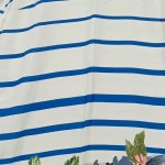 Vorschaubild 5 von Damen Sommerkleid Gr. 36 Maritim Streifen Tropical Blau Weiß
