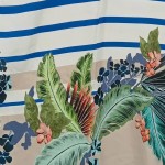 Vorschaubild 6 von Damen Sommerkleid Gr. 36 Maritim Streifen Tropical Blau Weiß
