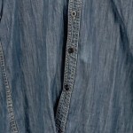 Vorschaubild 6 von Jeansjacke Herren Blau Gr. 52/L Baumwolle Uni Casual Langarm Freizeit