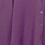 Vorschaubild 7 von Damen Strickjacke Gr. 36 S Lila Wolle Basic Cardigan