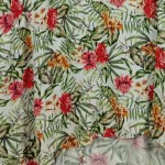 Vorschaubild 7 von Damen Bluse Blumenmuster Mehrfarbig Gr. 52 Viskose Casual
