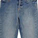 Vorschaubild 6 von Kinder Jeans Slim Fit Blau Gr. 140 Distressed Casual Streetwear