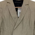 Vorschaubild 4 von Damen Klassischer Leinen Mantel Beige Gr. 34/XS Elegant Business