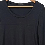 Vorschaubild 4 von LEINS' Damen Jerseykleid Schwarz Gr. 38 Langarm Viskose Casual