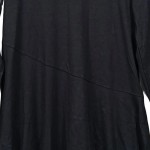 Vorschaubild 5 von LEINS' Damen Jerseykleid Schwarz Gr. 38 Langarm Viskose Casual