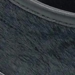Vorschaubild 6 von Sneaker low Damen 41 Schwarz Fell-Optik Schleife Gold-Akzente