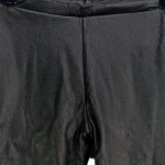 Vorschaubild 4 von Kinder Leggings 110 Schwarz Leder-Optik Casual Hose Mädchen
