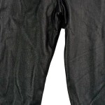 Vorschaubild 5 von Kinder Leggings 110 Schwarz Leder-Optik Casual Hose Mädchen