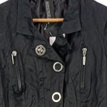 Vorschaubild 4 von Trenchcoat Damen Schwarz Gr. 36/S Elegant Klassisch Business Freizeit
