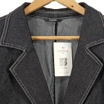Vorschaubild 5 von Jeansjacke Damen Gr. 42/L Grau Vintage Streetwear Klassisch