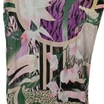 Vorschaubild 7 von Damen Freizeitkleid XS 34 Mehrfarbig Blumen Animal-Print Modal