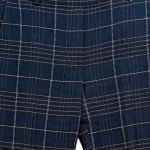 Vorschaubild 5 von Damen Stoffhose Kariert Blau Gr. W24/32/XXS Klassisch Elegant