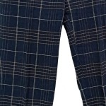Vorschaubild 6 von Damen Stoffhose Kariert Blau Gr. W24/32/XXS Klassisch Elegant