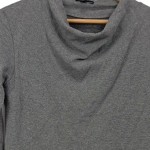 Vorschaubild 4 von Damen Freizeitkleid Gr. M Grau Casual Langarm Asymmetrisch
