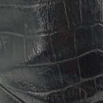 Vorschaubild 5 von LONDON Damen Stiefel Gr. 36 Schwarz Kroko-Optik Schnürstiefel Blockabsatz