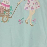 Vorschaubild 7 von Kinder T-Shirt Gr. 128 Blau Mädchen Ostermotiv Rüschen