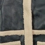 Vorschaubild 7 von Q/S by s.Oliver Damen Fellmantel Gr. 36/S Schwarz Casual Kunstfell Jacke
