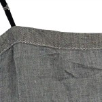 Vorschaubild 5 von Damen Top Gr. 36/S Grau Leinen Klassisch Minimalistisch Casual