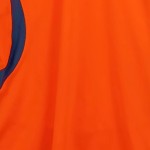 Vorschaubild 6 von Sportshirt Damen Gr. 36/S Orange Baumwolle Uni Sportlich Kurzarm
