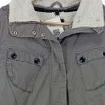 Vorschaubild 4 von Wintermantel Damen 36/S Grau Klassisch Baumwolle Parka