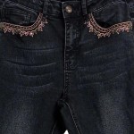 Vorschaubild 5 von Damen Jeans Wide Fit W26/34/XS Schwarz Stickerei