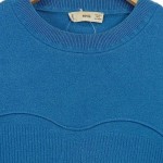 Vorschaubild 6 von Pullover Damen Blau Gr. 38/M Casual Strickpullover Modern