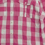 Vorschaubild 6 von Hemdbluse Damen Gr. 36/S Rosa Kariert Baumwolle