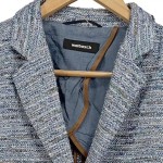 Vorschaubild 5 von Damen Blazer Gr. 38/M Blau Meliert Klassisch Business