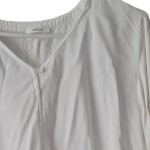 Vorschaubild 4 von Damen Bluse Shirt Gr. 44 Weiß Casual Viskose Langarm