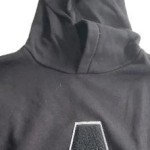 Vorschaubild 5 von Kapuzenpullover Kinder Gr. 158 Schwarz Baumwolle Polyester Schriftzug