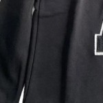 Vorschaubild 7 von Kapuzenpullover Kinder Gr. 158 Schwarz Baumwolle Polyester Schriftzug