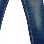 Vorschaubild 7 von Damen Jeans Skinny Fit W24/L28 Blau Distressed Stretch Denim Hose