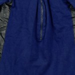 Vorschaubild 4 von Freizeitkleid Damen Blau Gr. 38/M Baumwolle Uni Casual 83 cm