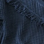 Vorschaubild 4 von Kinder Pullover Gr. 164 Blau Casual Fransen