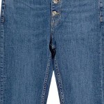 Vorschaubild 6 von Bootcut Jeans Damen Gr. W29/38/M Blau Baumwolle Uni Casual Freizeit Flare