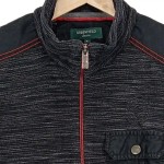 Vorschaubild 5 von Greenfield Classic Herren Sweatshirt Troyer Gr. M Grau Meliert Baumwolle